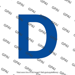 Alphabet letter d