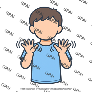 Repetitive behavior hand flapping