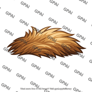 Animal fur tuft