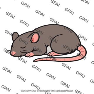 Sleeping rat