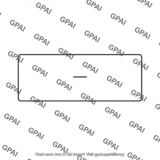 Rectangle with dash