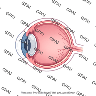 Human eye cross section