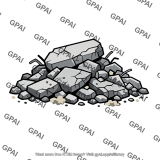 Earthquake rubble