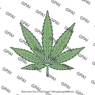 Cannabis leaf