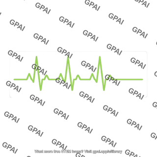 Heart rate monitor trace