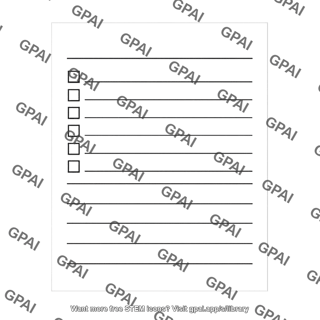 Checklist form