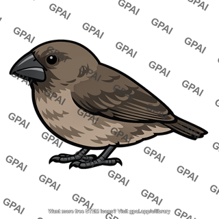 Darwins finch large