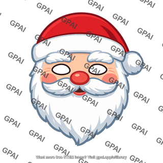 Santa claus mask