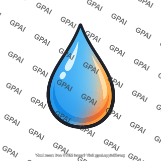 Warm water droplet