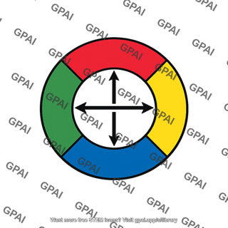 Opponent process color wheel