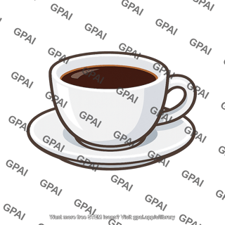 Coffee cup with saucer