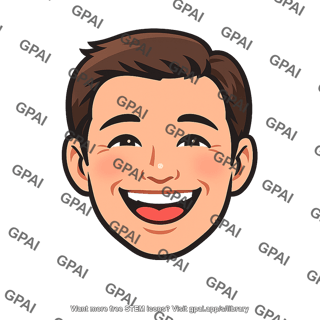 Human face joyful