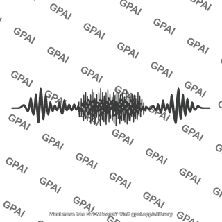Speech waveform noise replaced