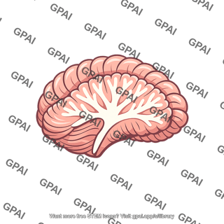 Cerebellum arbor vitae section