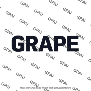 Word grape capitalized