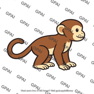 Monkey side view