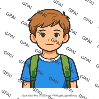 Student child white