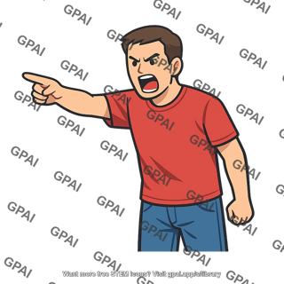 Parent disciplining harshly