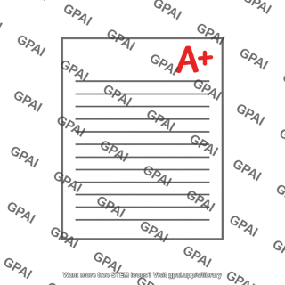 Graded exam paper
