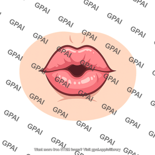 Glossy lips