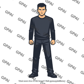 Stern man