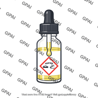 Dropper bottle corrosive