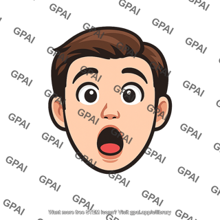 Human face surprised