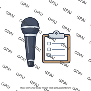 Interview microphone clipboard
