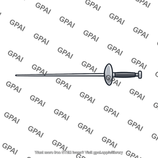 Miniature fencing foil