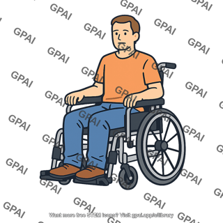 Man in wheelchair