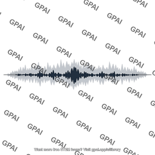 Speech waveform noise added