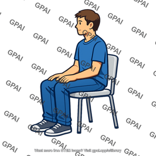 Student seated