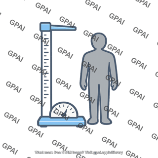 Body mass index assessment icon