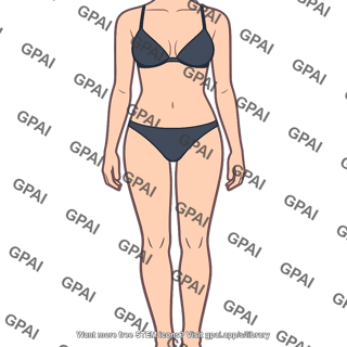 Woman body bikini