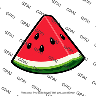 Watermelon slice