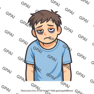 Tired man