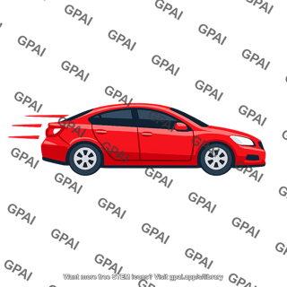 Speeding car