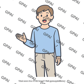 Public speaking person