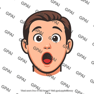 Facial expression surprised