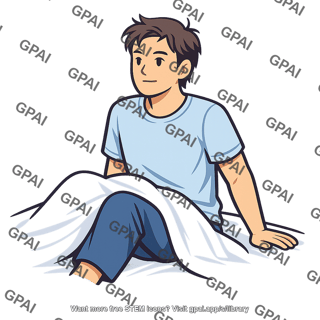 Person waking