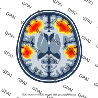 Brain scan highlighted
