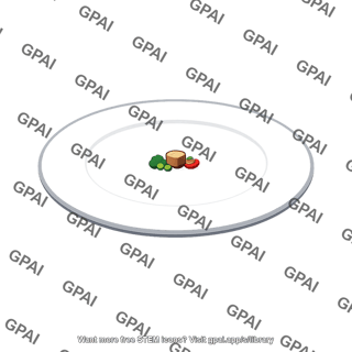 Plate with small portion