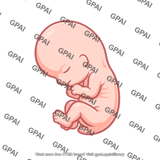 Human fetus 50 days