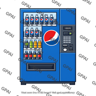 Pepsi vending machine