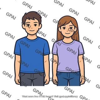 Half sibling pair