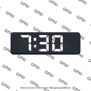 Digital clock display