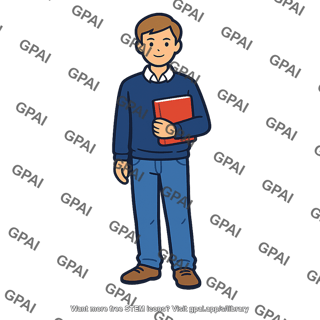 Student holding book