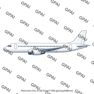 Commercial airplane