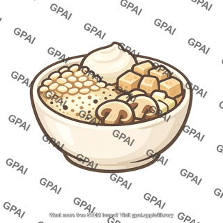 Bowl of mixed ingredients