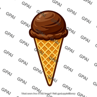 Ice cream cone chocolate